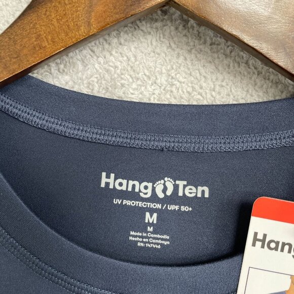 NEW Hang Ten Men's M Long Sleeve UV Protection T-Shirt UPF 50+ Polyester - Picture 6 of 9